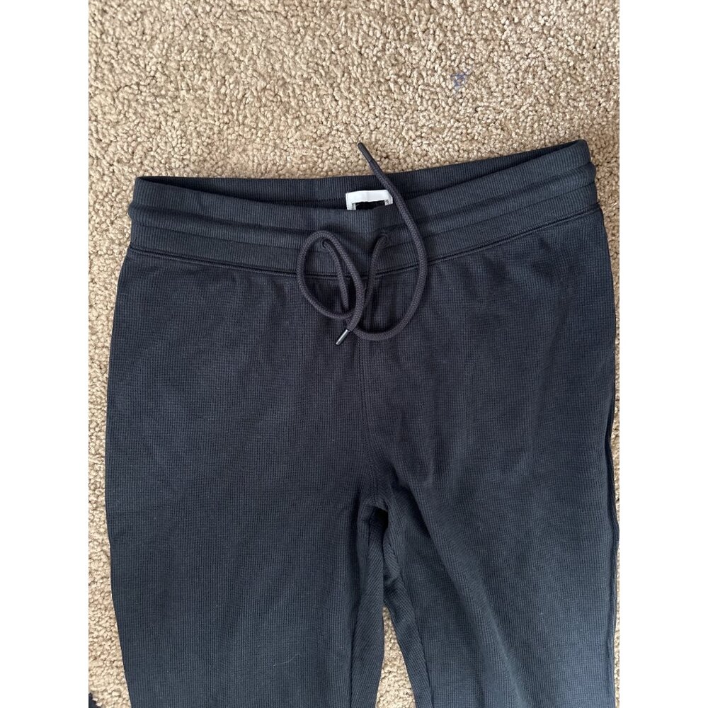 Aritzia Sunday Best Black Ribbed Flared Lounge Pants, never worn - Picture 3 of 6
